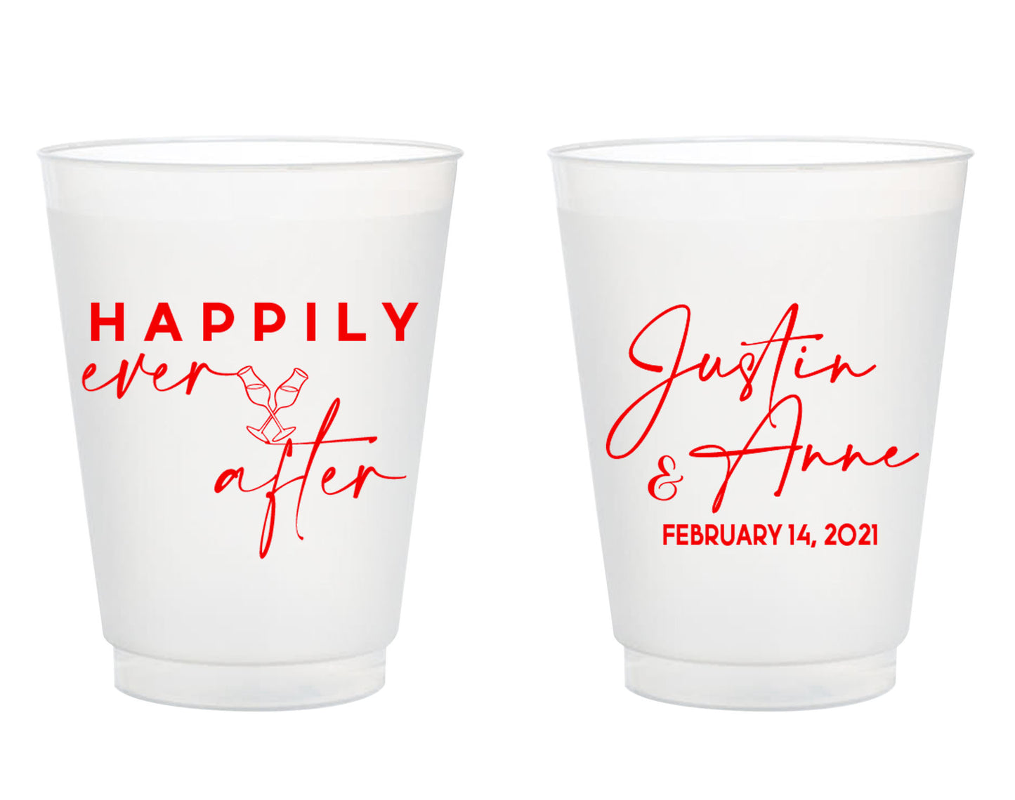 Wedding Frosted Cups (301)