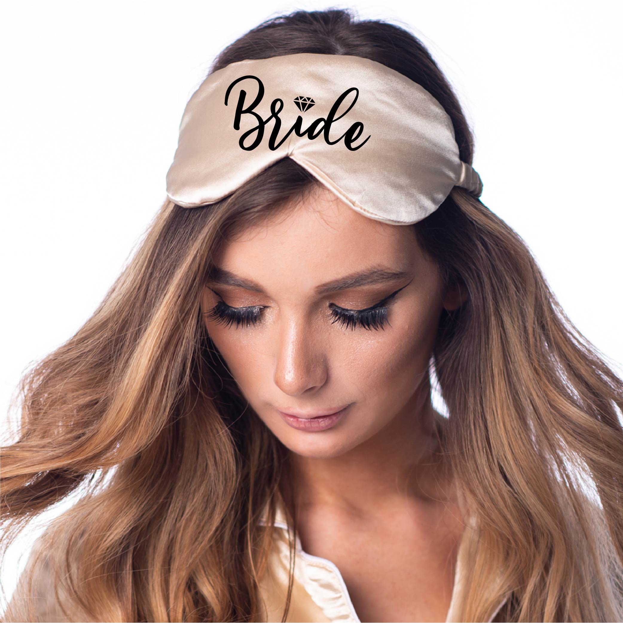 Diamond Style Bride Eye Mask