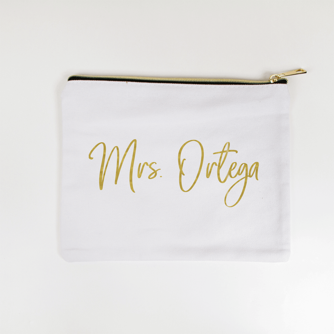 Custom Mrs. Ortego Makeup Bag