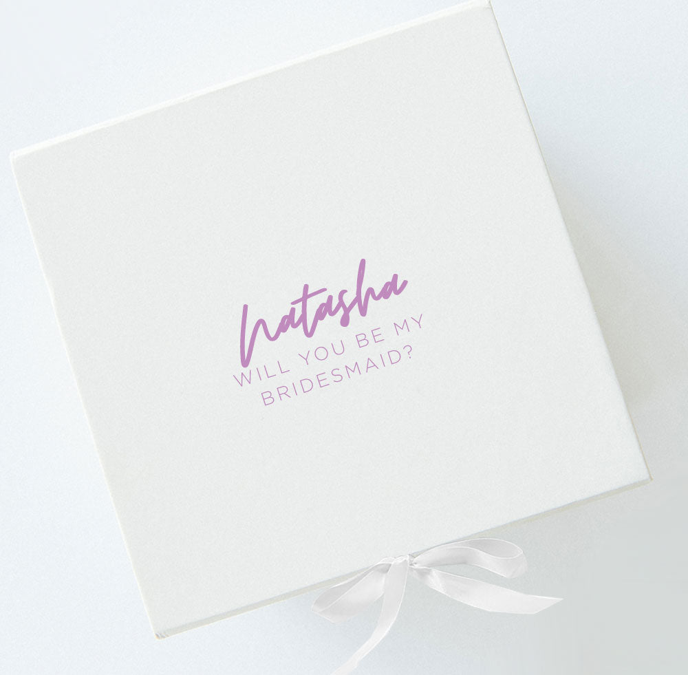 Bridesmaid Wedding Box - Style 5