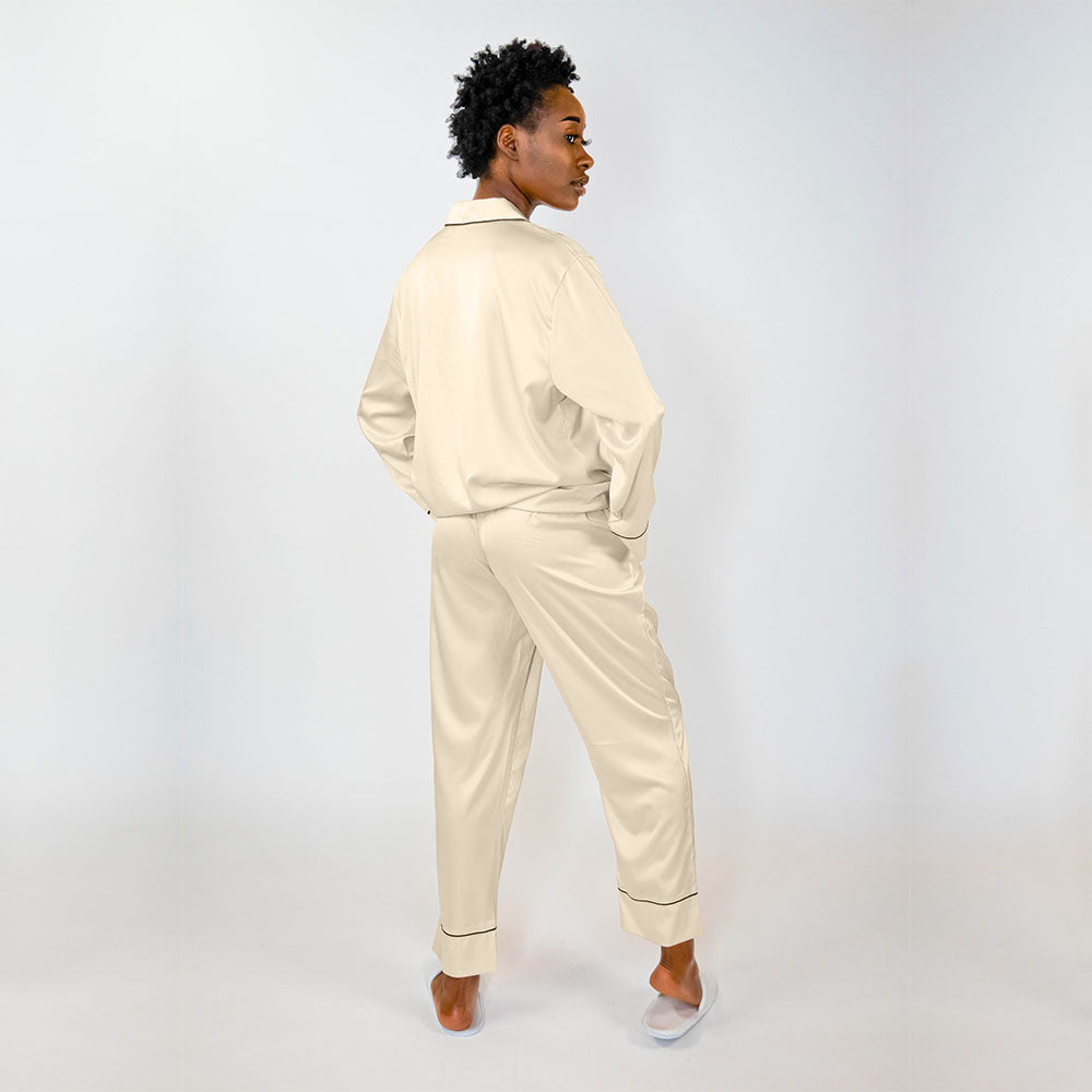 Pajama Pant Set - Champagne