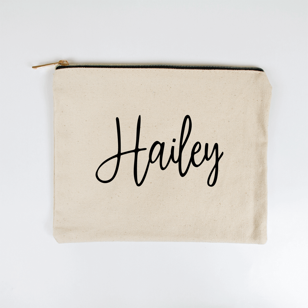 Custom Name Makeup Bag for Bridesmaids