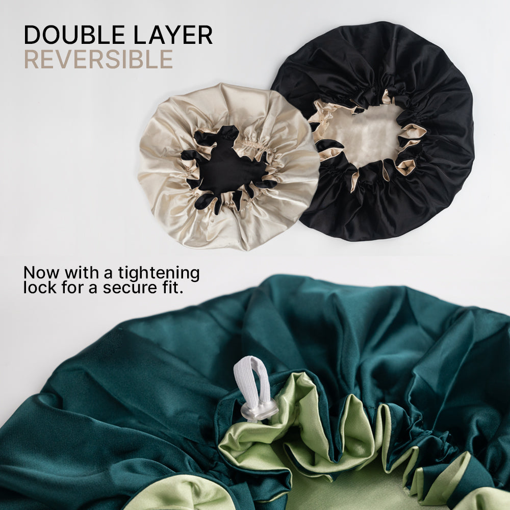 Regal Purple Satin Bonnet