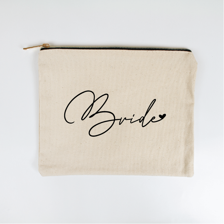 Bride Heart Style Makeup Bag