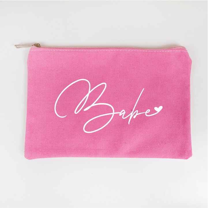 Babe Bridesmaid Makeup Bag