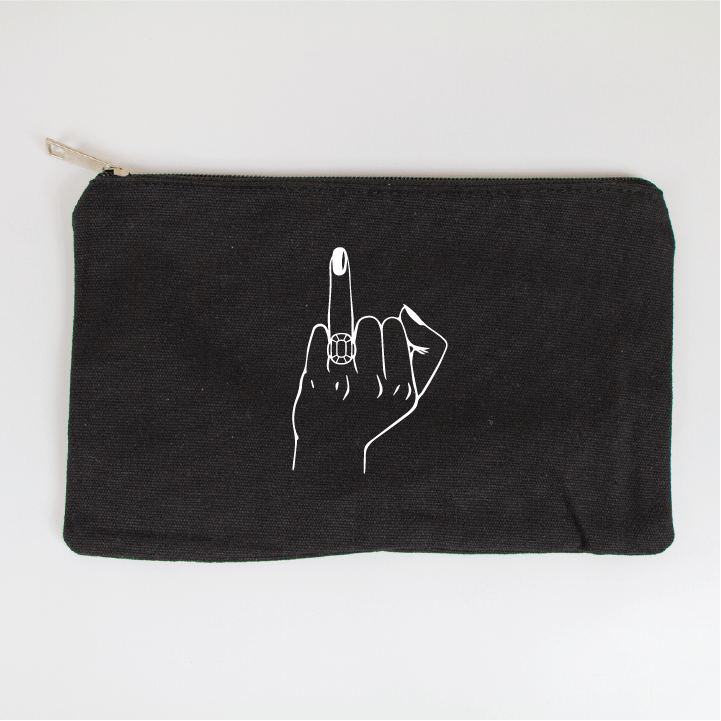 Engagement Ring Makeup Bag