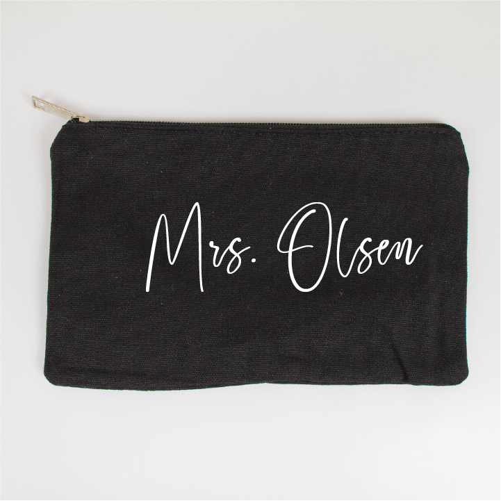 Mrs. Olsen Bridal Makeup Bag