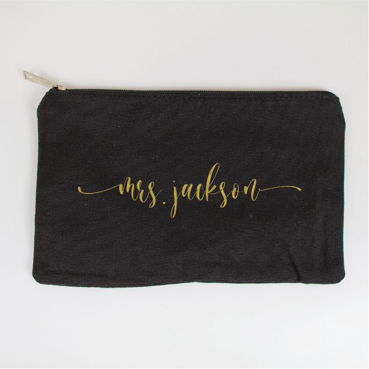 Mrs. Jackson Makeup Bag