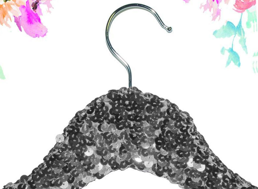Black Sequin Hanger