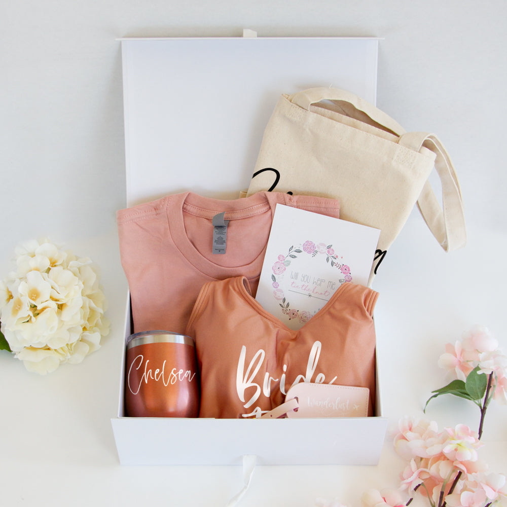 (Bridesmaid Box 3) Custom Gift Set Box