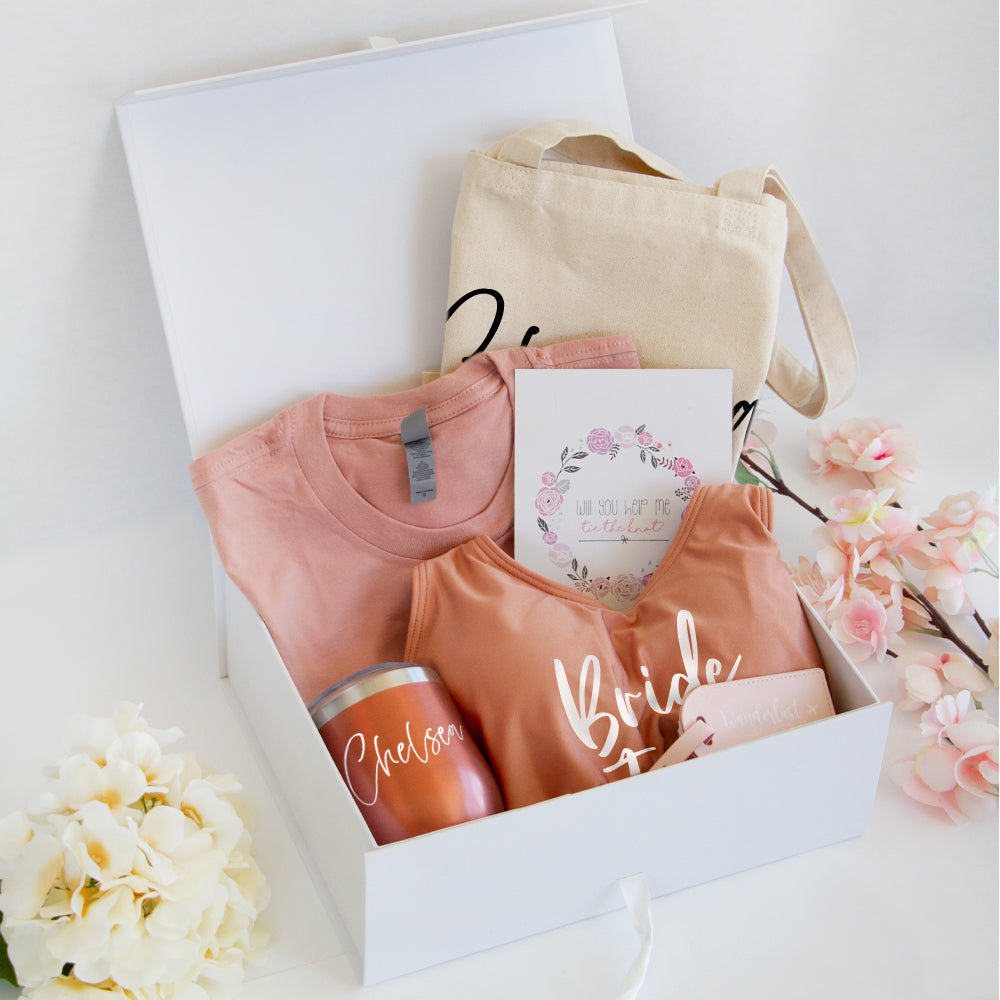 (Bridesmaid Box 3) Custom Gift Set Box