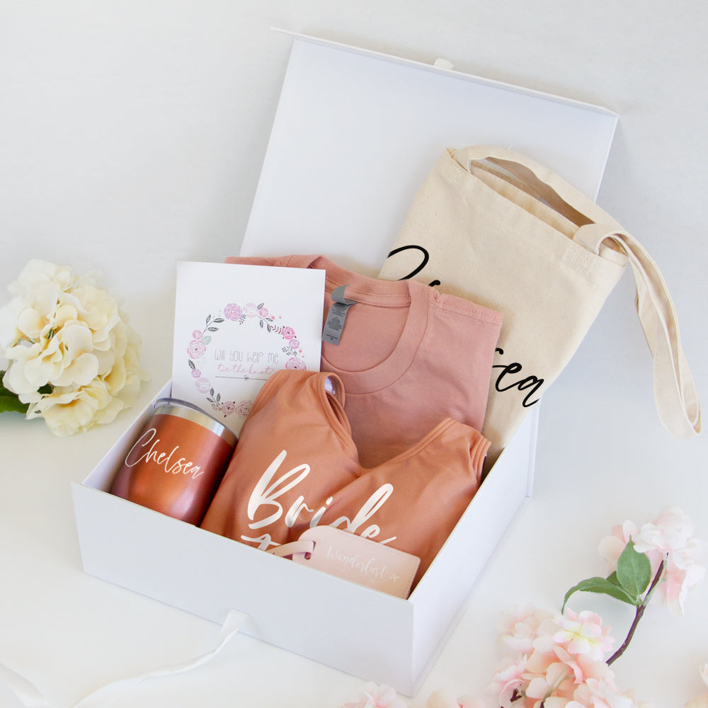(Bridesmaid Box 3) Custom Gift Set Box