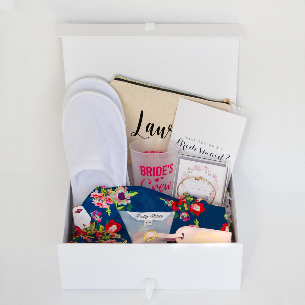 (Bridesmaid Box 4) Custom Bridesmaid Gift Box Set