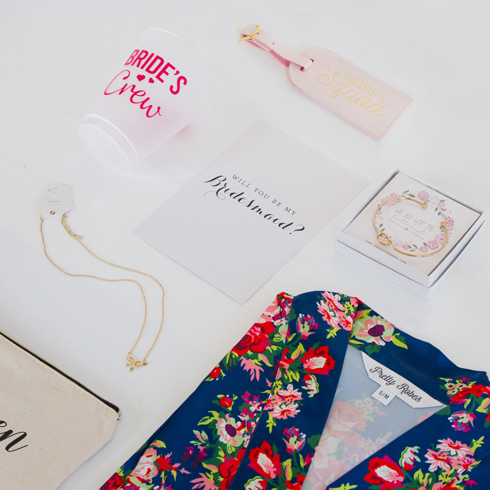 (Bridesmaid Box 4) Custom Bridesmaid Gift Box Set