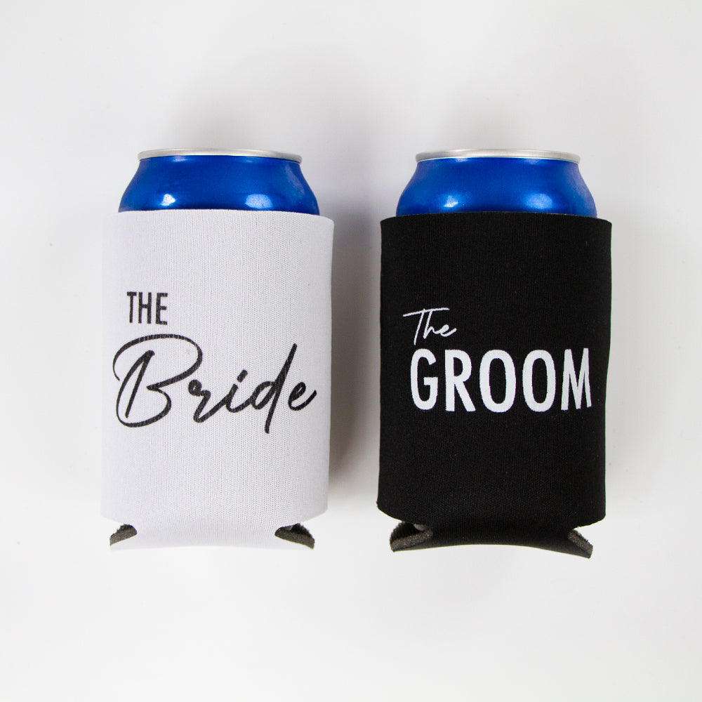 Bride & Groom Drink Koozie Set