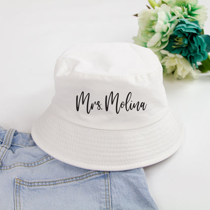 Mrs. Moline Wedding Party Bucket Hat