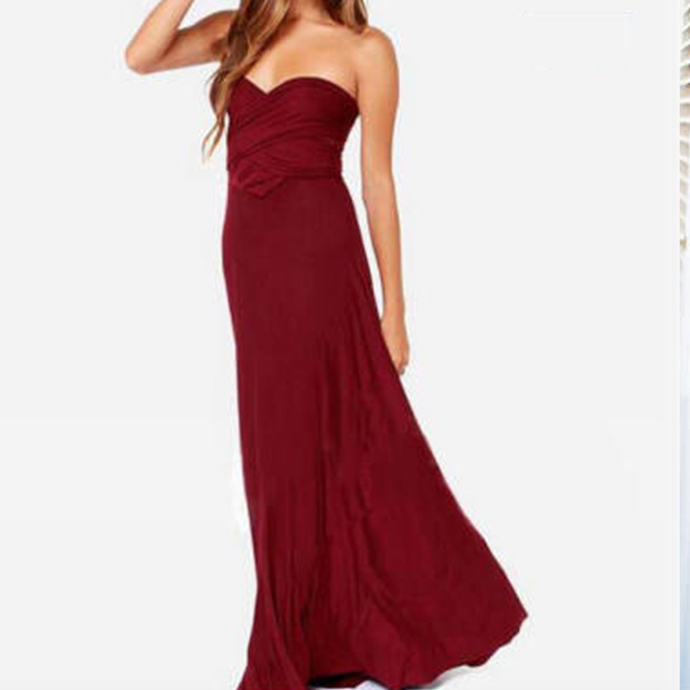 Kaufen Sie Burgund Infinity Dress, Wine Multiway Dress