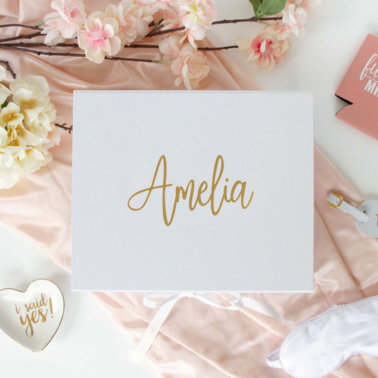 Personalized Gift Box for Bridesmaids