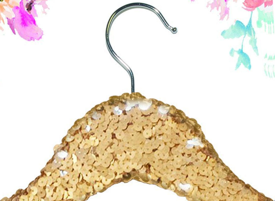 Gold Sequin Hanger