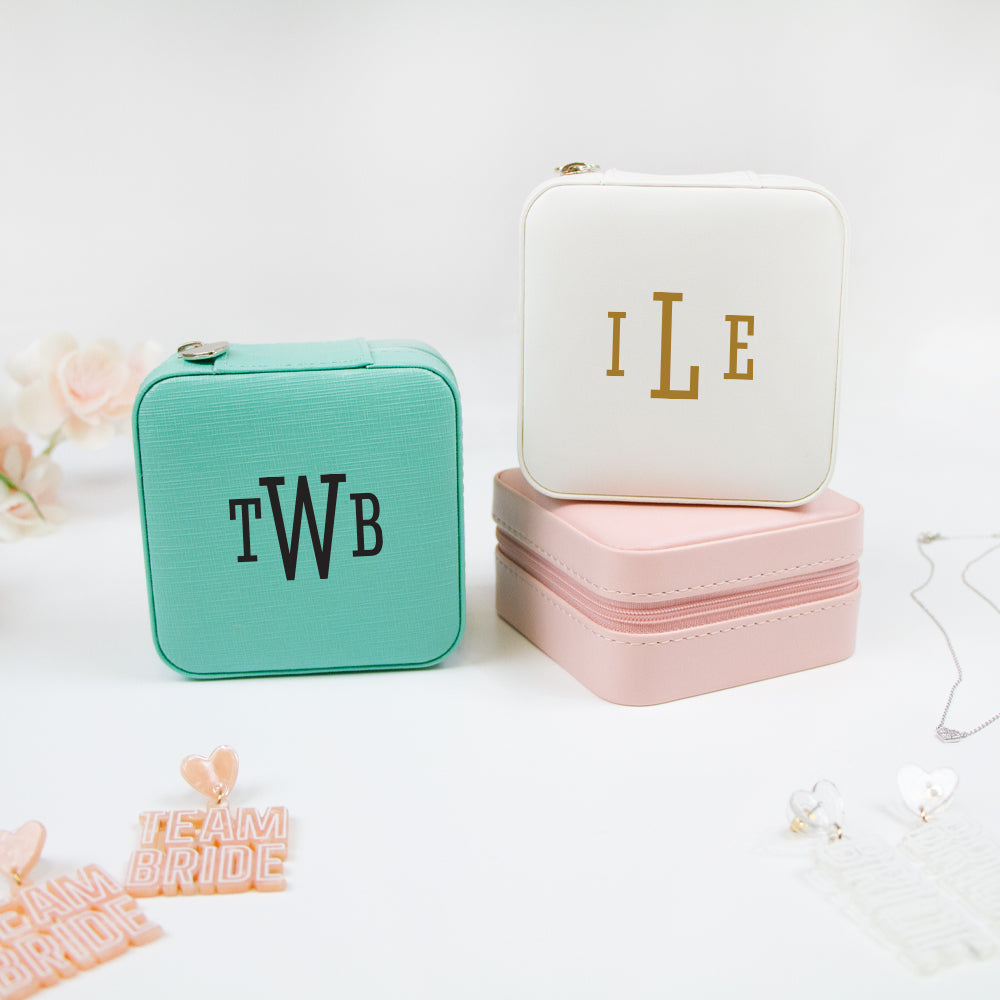 Custom Monogram Jewelry Box