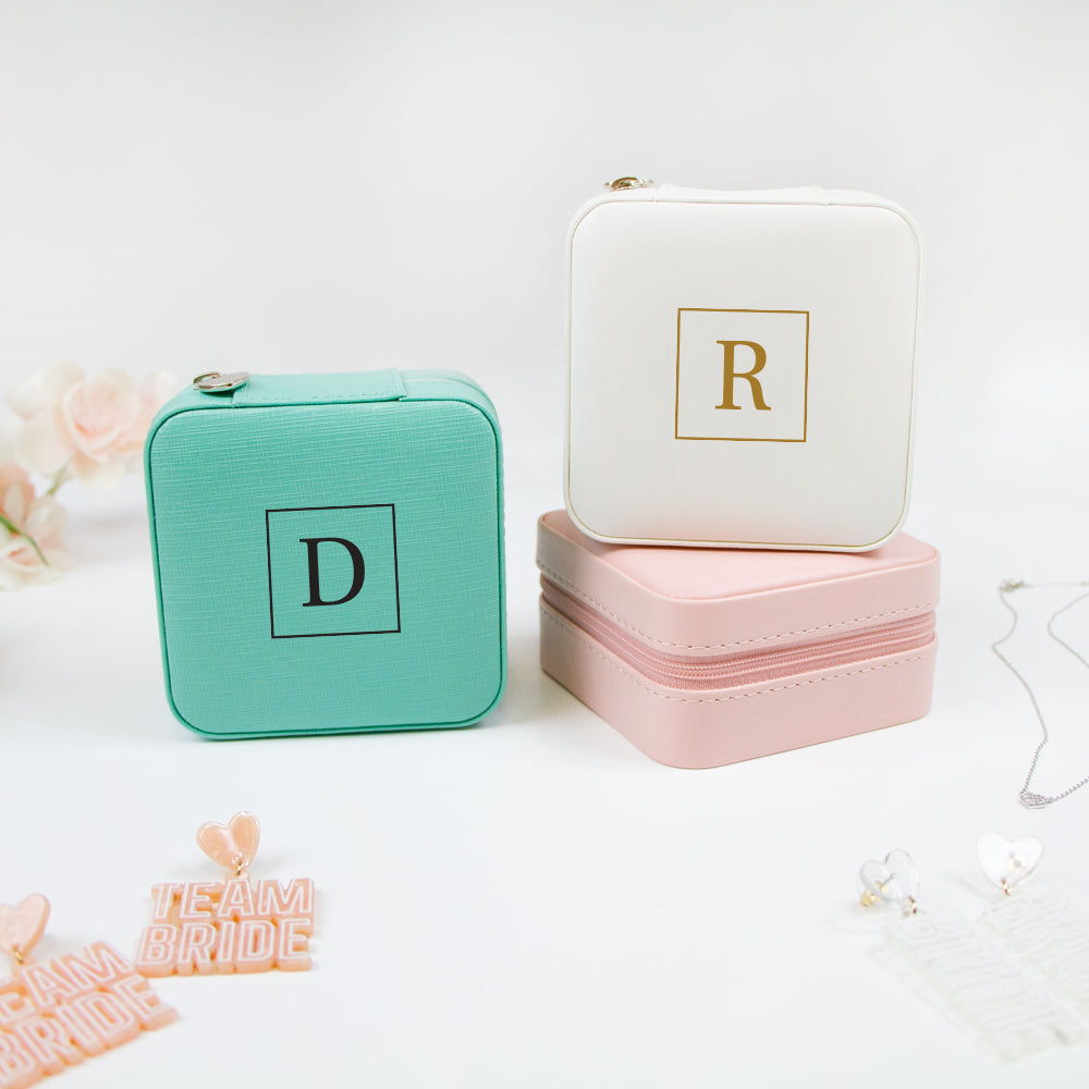Personalized Bride Jewelry Case