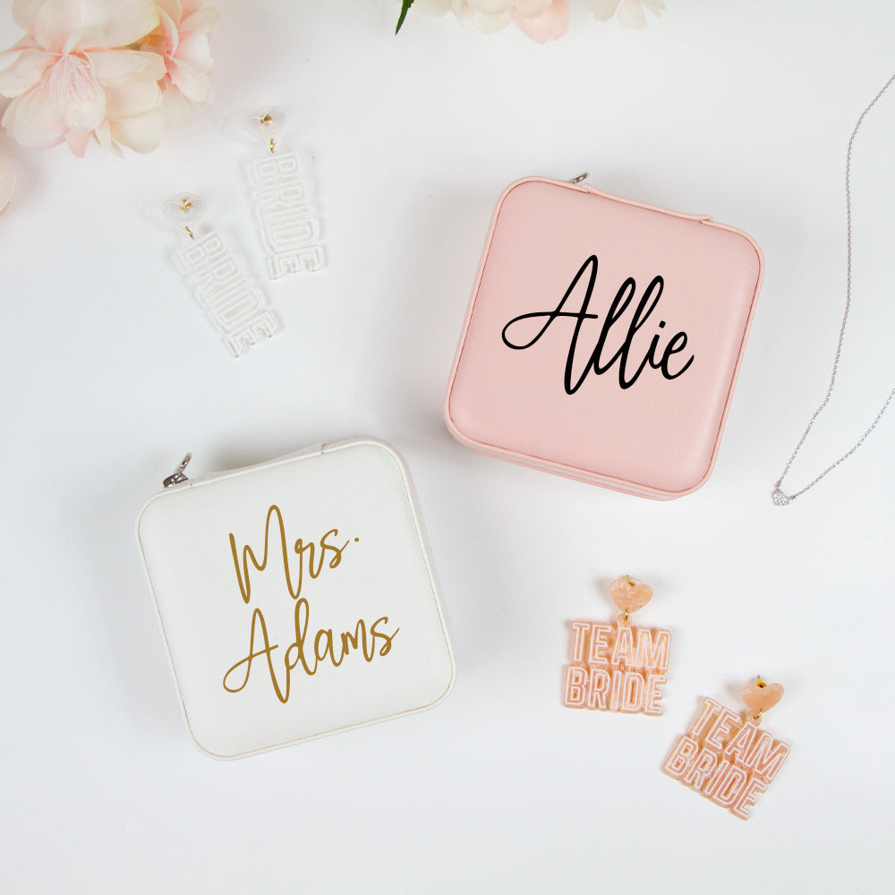 Custom Monogram Jewelry Box