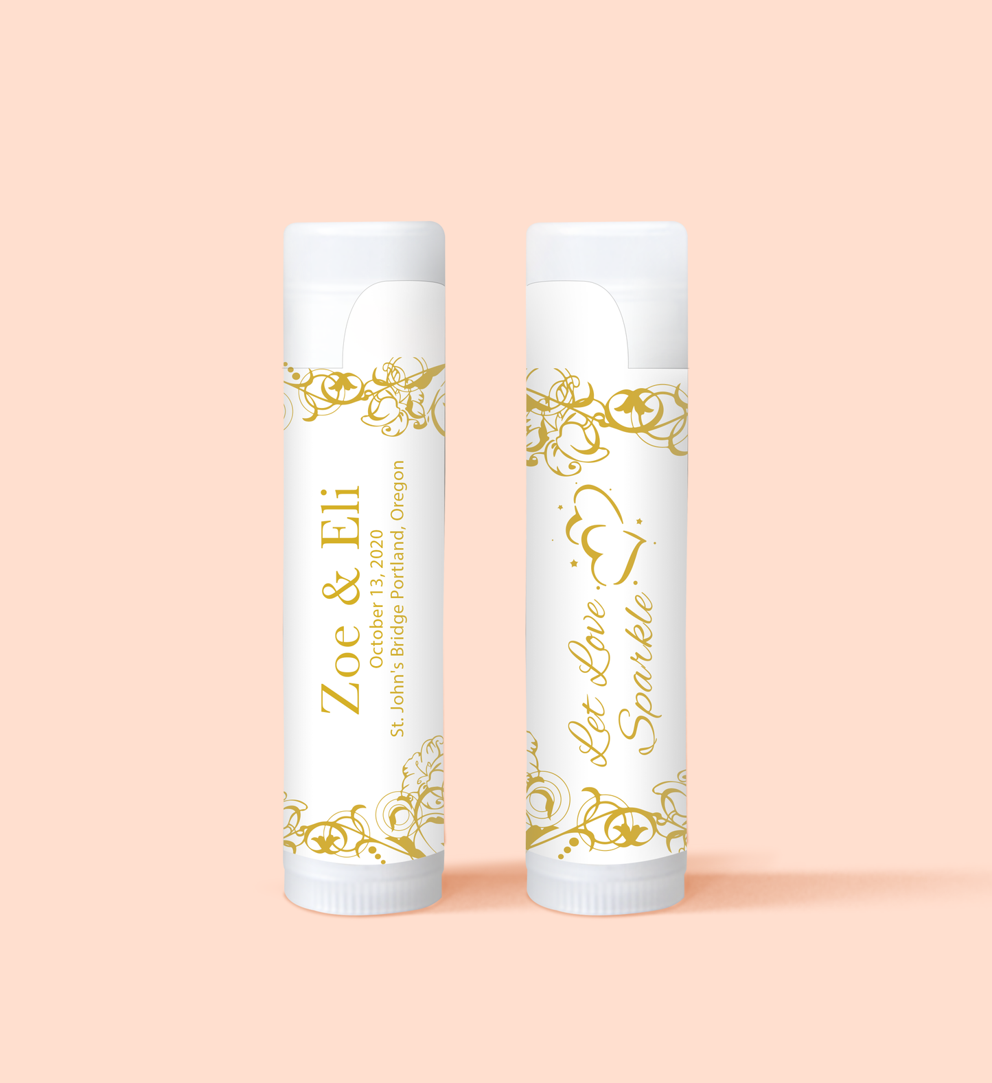 Let Love Sparkle Lip Balm Favors