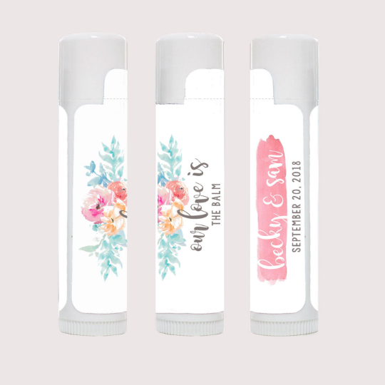 Wedding Lip Balm Favors
