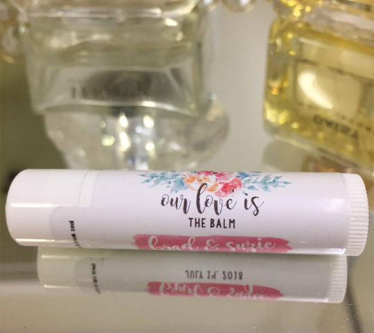 Wedding Lip Balm Favors