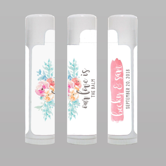 Wedding Lip Balm Favors