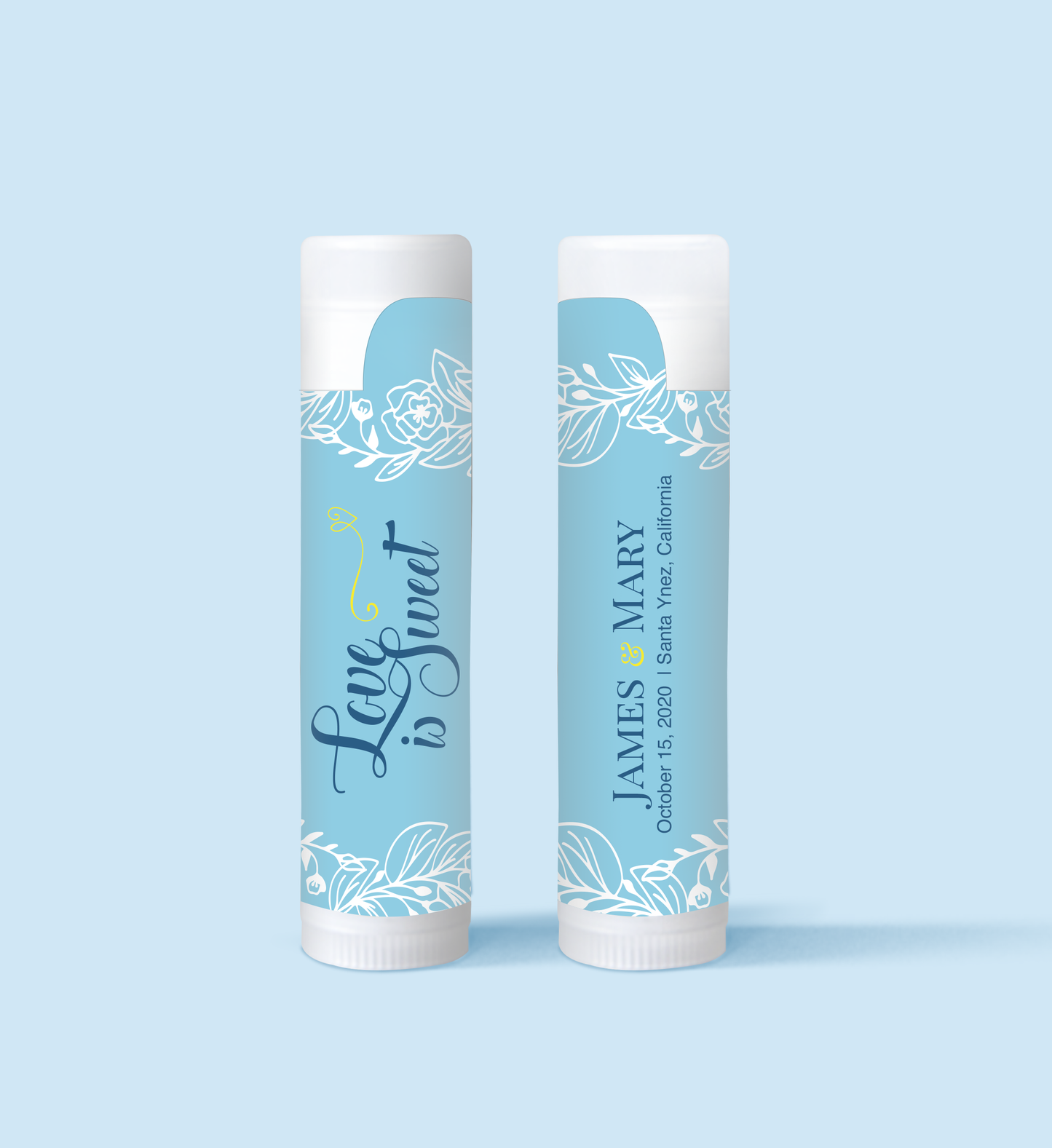 Love Is Sweet Chapstick Favors