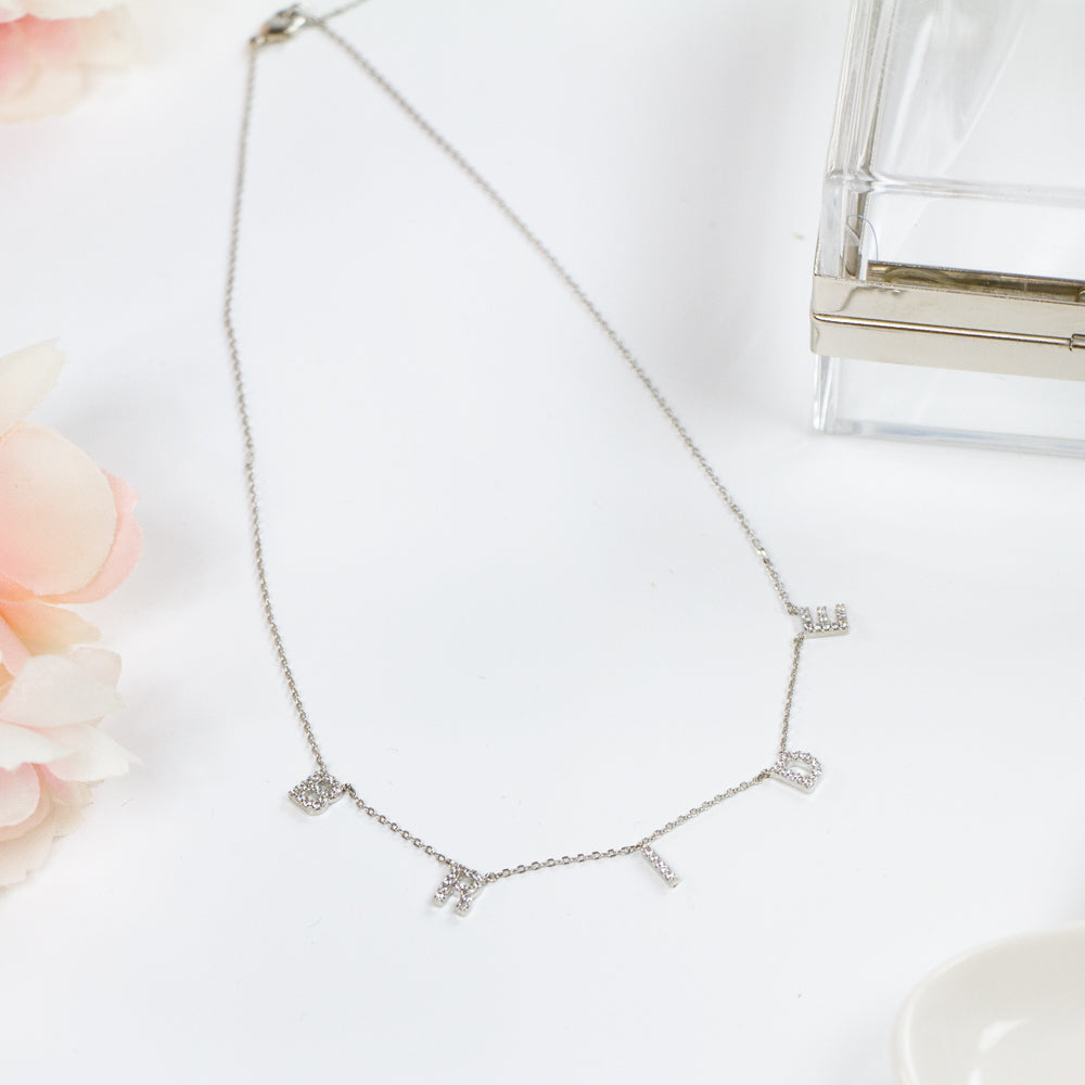 Rhinestone Bride Necklace