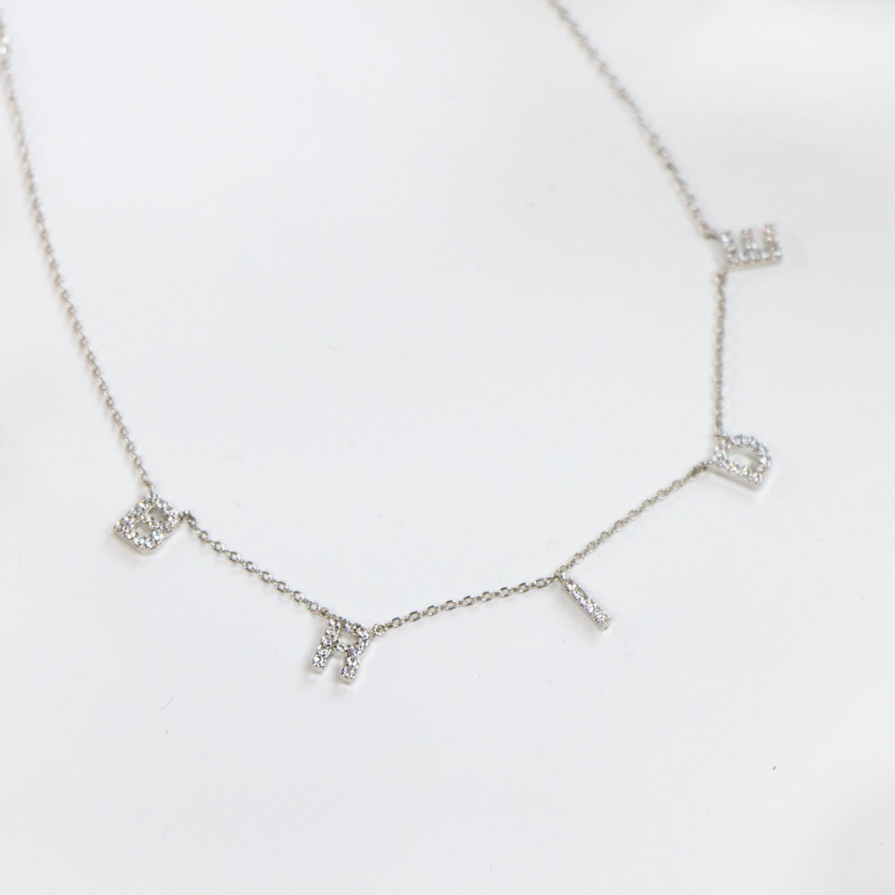 Rhinestone Bride Necklace