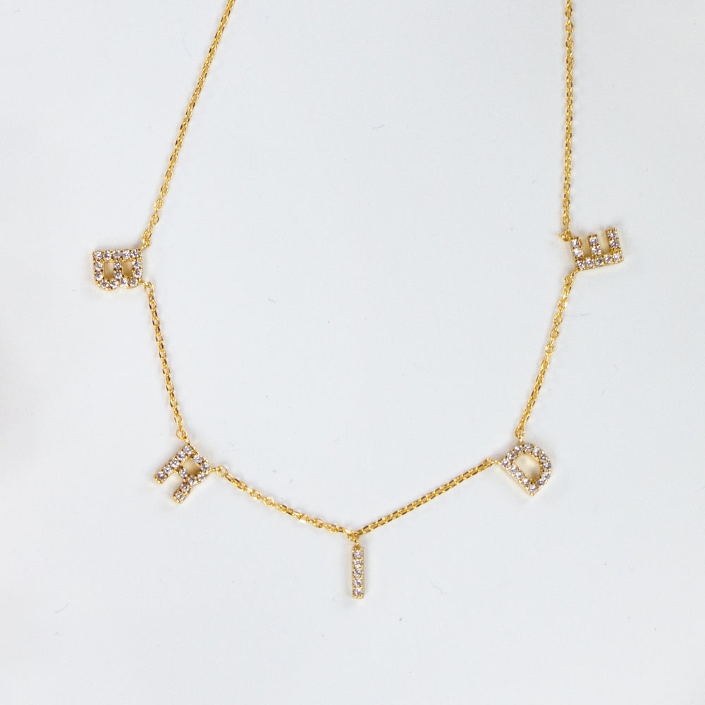 Rhinestone Bride Necklace