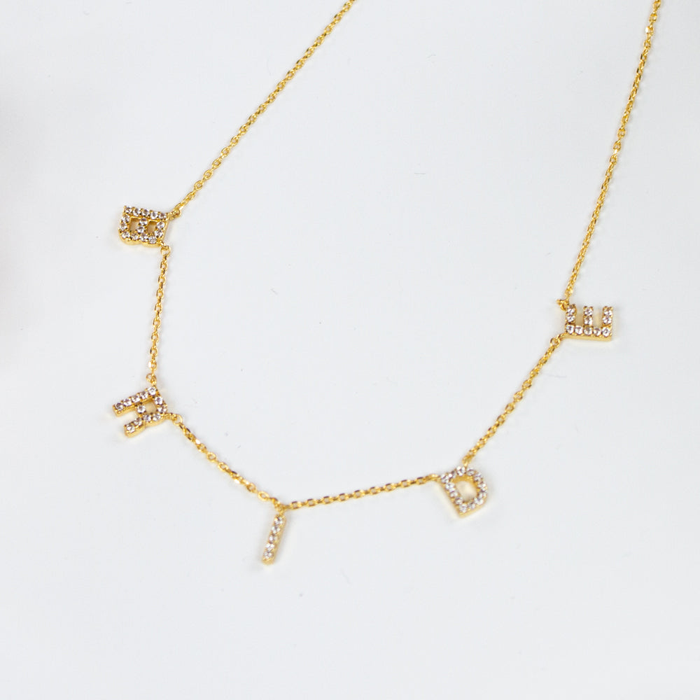Rhinestone Bride Necklace