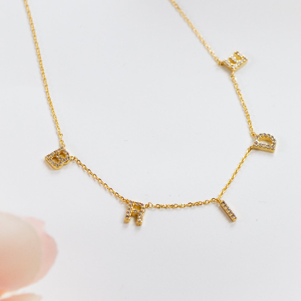 Rhinestone Bride Necklace