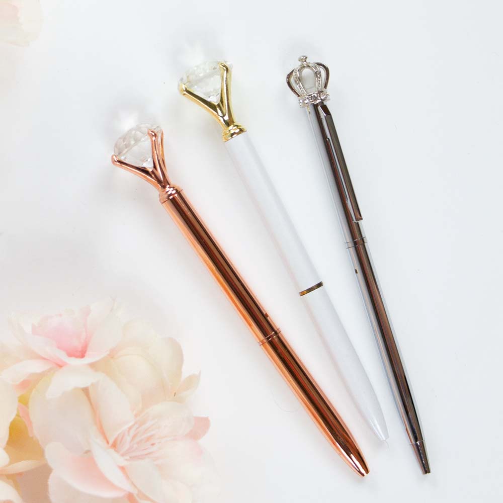 Bride and Groom Wedding Pens