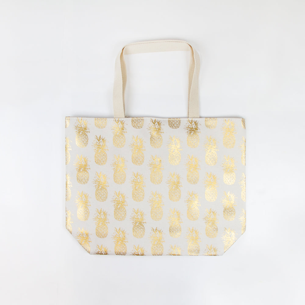 Natural Pineapple Tote Bag PrettyRobes