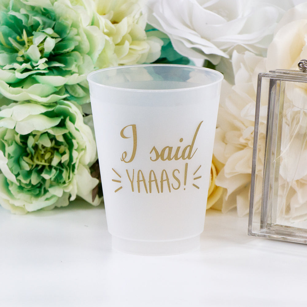 I Said Yaaas! Frosted Cups