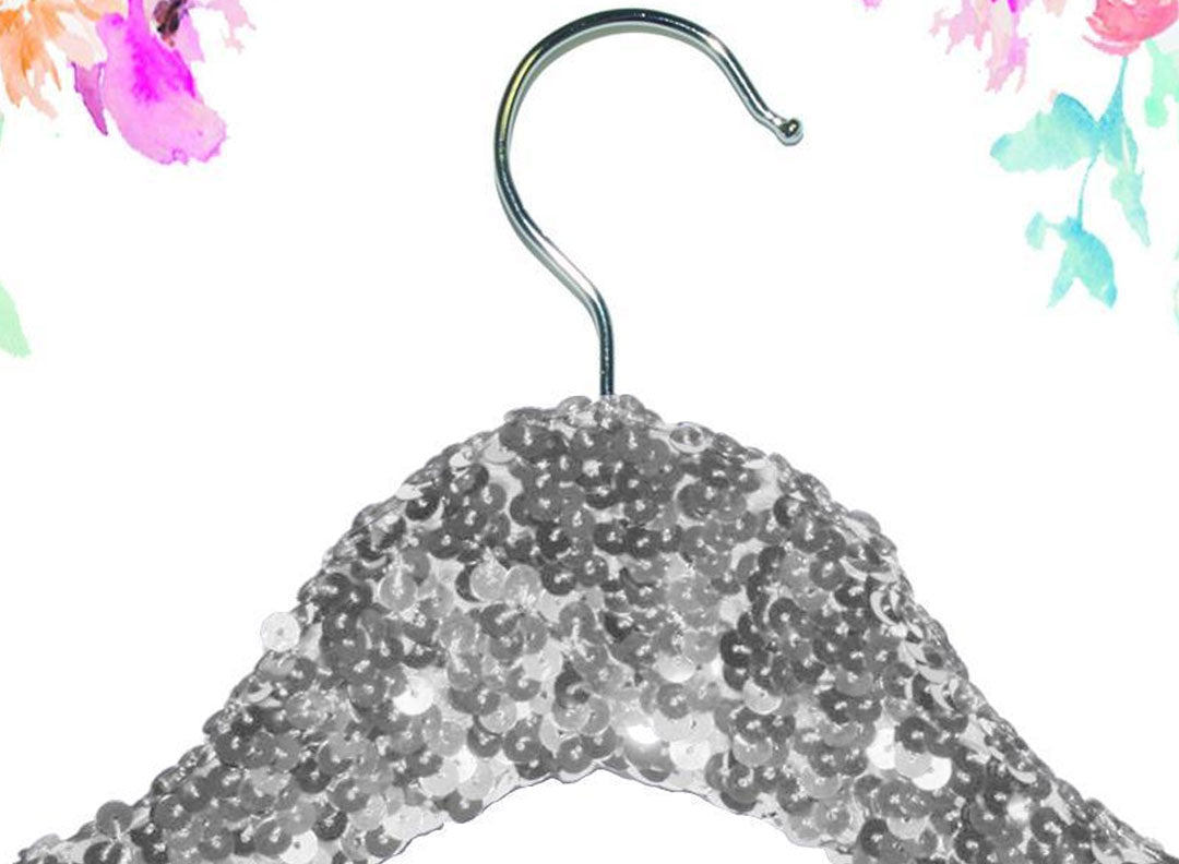 Silver Sequin Hanger