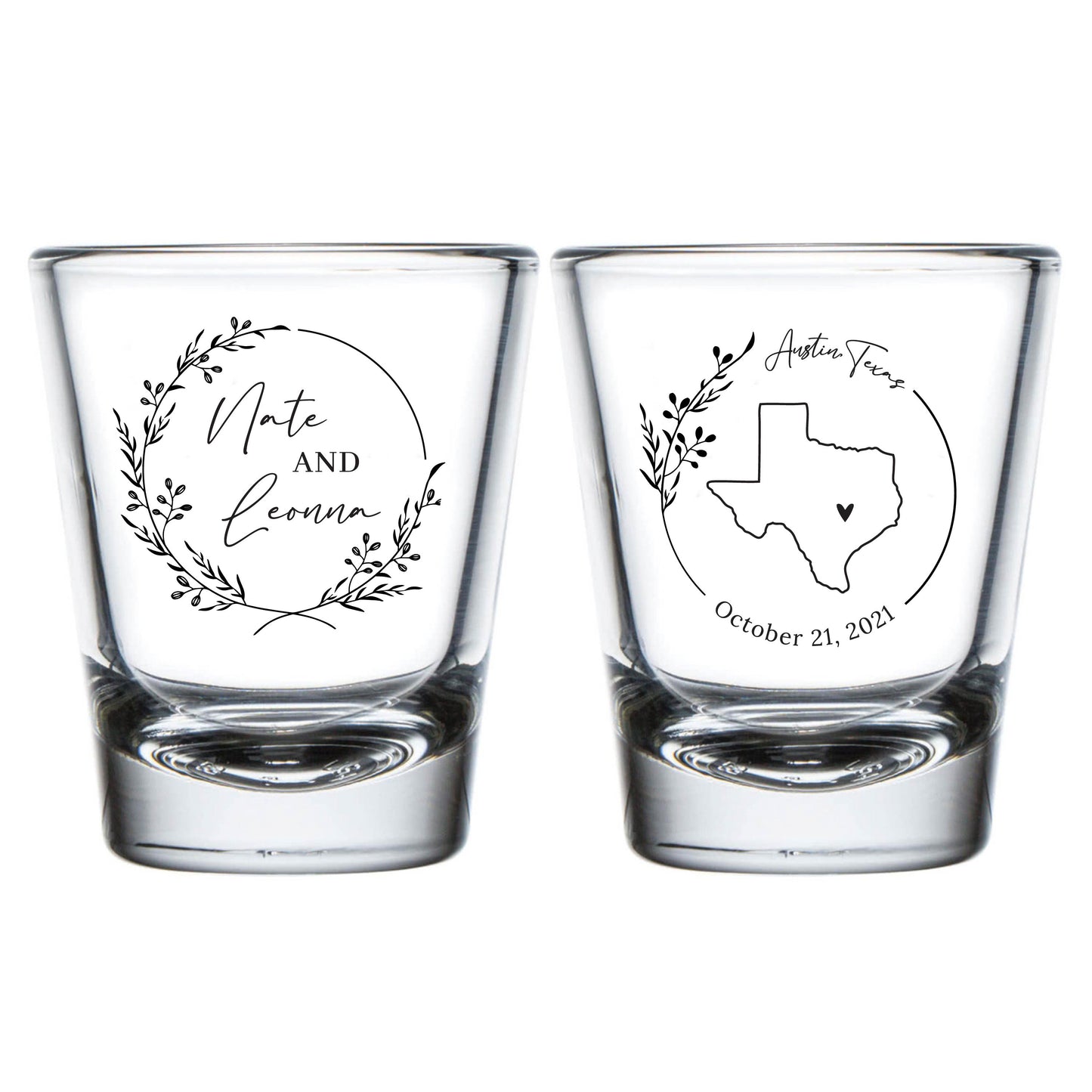 State Map Wedding Shot Glass (68)