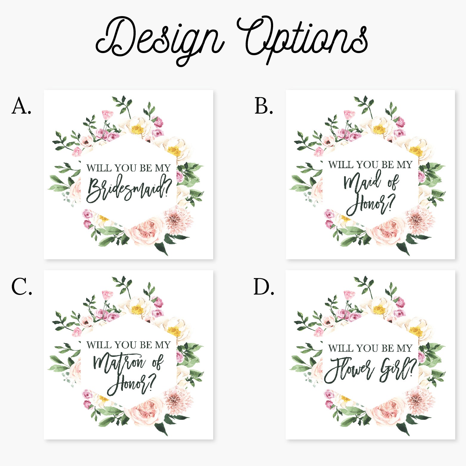 Will You Be My Maid of Honor Sticker