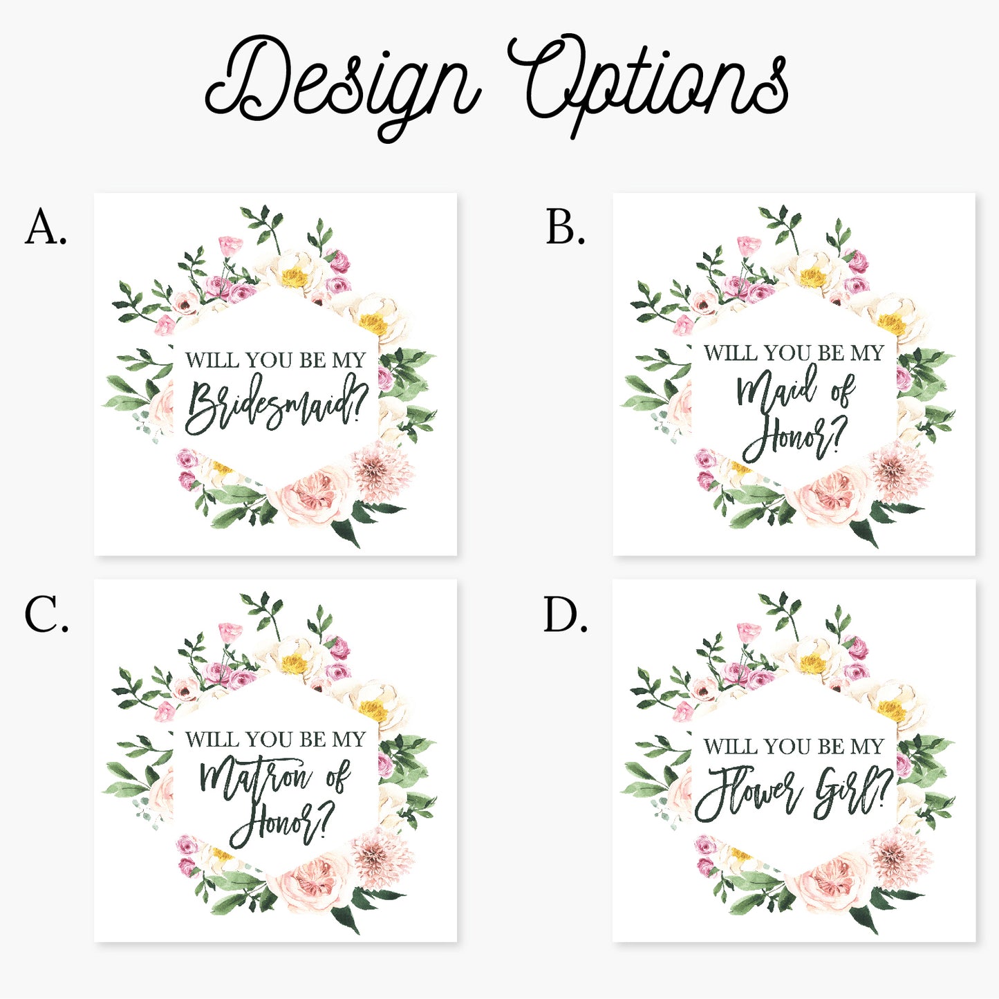 Will You Be My Maid of Honor Sticker