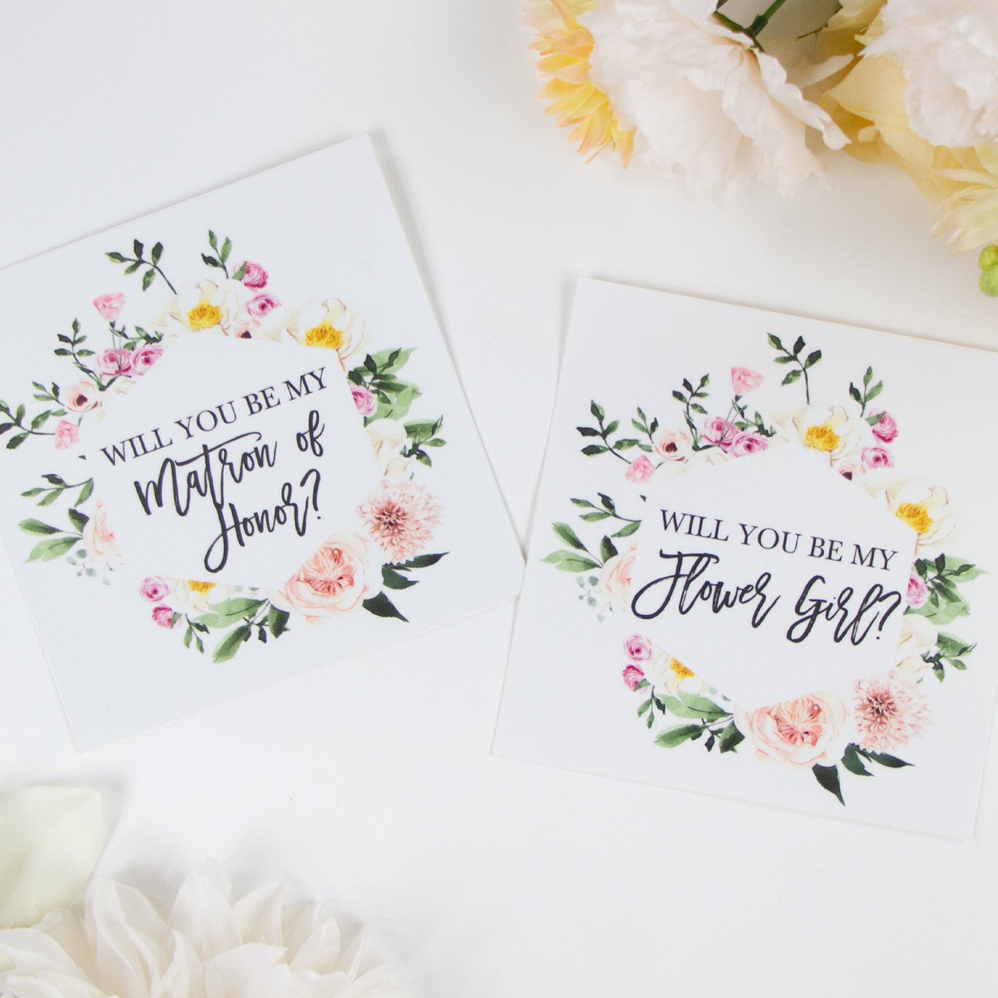 Will You Be My Flower Girl Sticker
