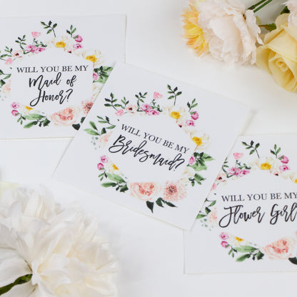 Will You Be My Maid of Honor Sticker