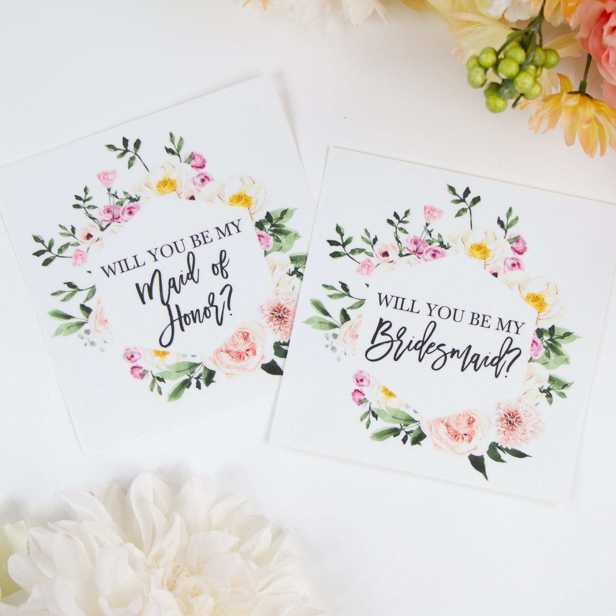 Will You Be My Flower Girl Sticker