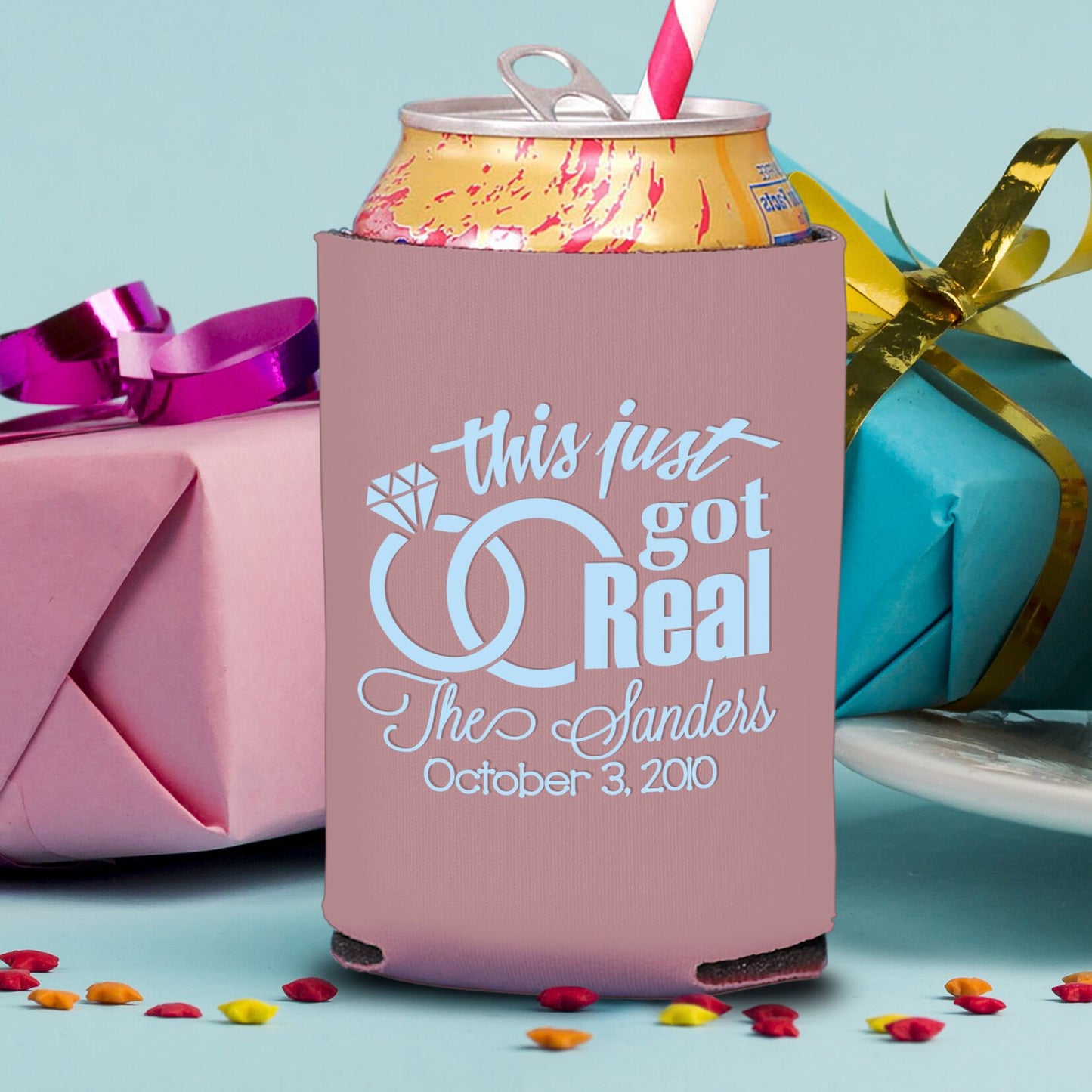 This Just Got Real Koozie