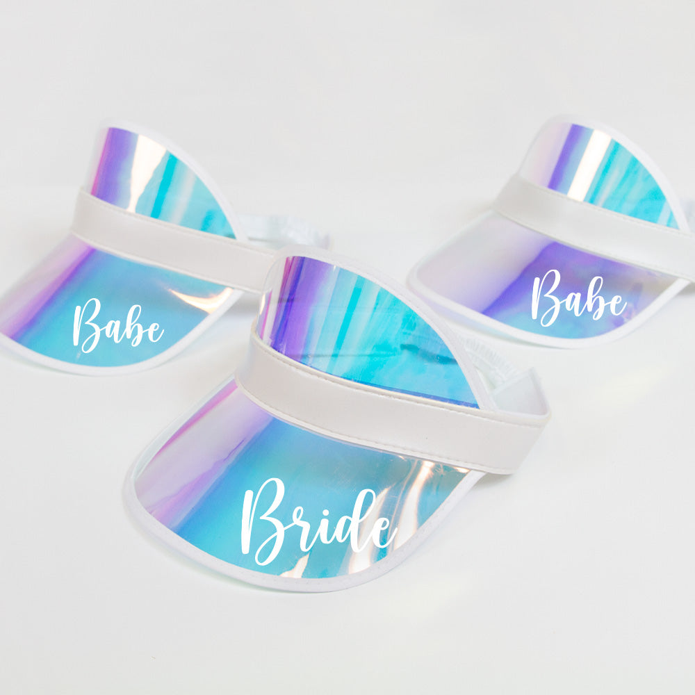 Bridesmaid Wedding Party Visors