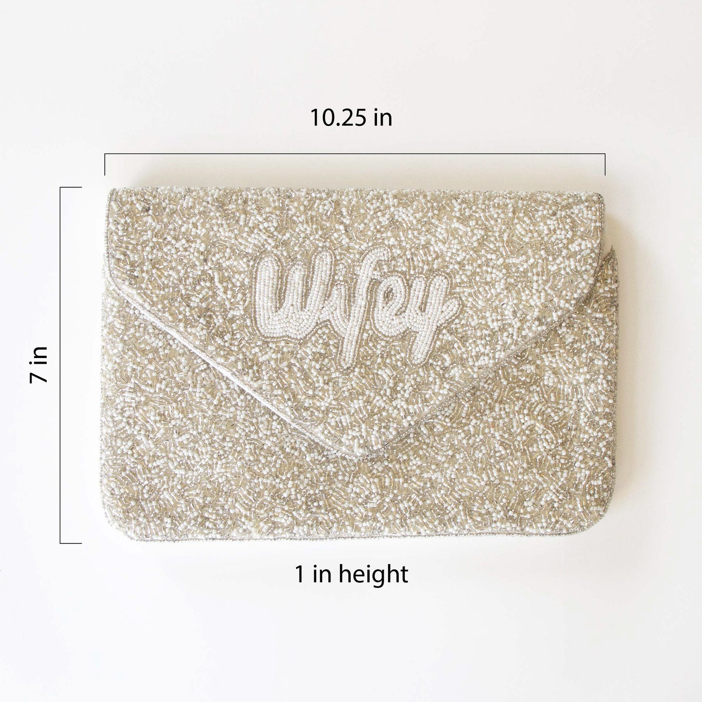 Wifey Clutch Bag Dimensions