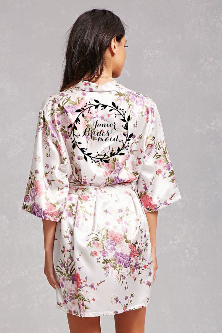 Wreath Style - Junior Bridesmaid Robe
